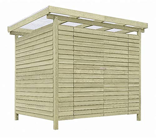 Gartenpirat Gerätehaus Cargo mit Doppeltür Kiefer KDI 254 x 206 cm