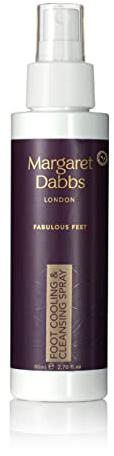 Margaret Dabbs Fabulous Feet Foot Cooling and Cleansing Spray Relieves Tired and Aching Feet 80ml