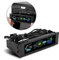 Goshyda 5-Fans Speed Controller, CPU Temperature Sensor PC Computer Cooling Drive Bay Front LCD Panel, Date Time Temperature Display Drive Bay