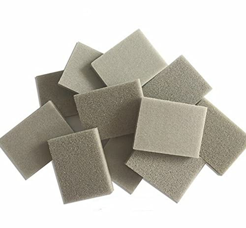 300 400 800 Ensemble de papier de verre Éponge de meulage murale Bloc de sable Papier de verre Modèle d'artisanat Peinture Sable poli Brique Cuisine, 20 pièces chaque 5 pièces