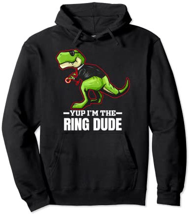 Ja, ich bin der Ring-Typ - Coole T-Rex Security Pullover Hoodie