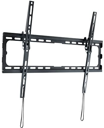 TOOQ LP1081T-B - Soporte Inclinable de Pared para Monitor/TV/LED de 37 a 80, Distancia a la Pared 20 mm, Color Negro