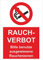 Indigos UG - Schild Rauchverbot - 200x150 mm - Hotel, Firma, Schutz, Kita, Arzt, Praxis - Sicherheit - Warnung - Aluverbundplatte 3mm, Wohnung - Hinweisschild - Warnschild