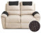 FANSU Sesselschoner Für Relaxsessel Mit Armlehnen, Sesselbezug Mit Taschen Für Fernsehsessel, Wasserdicht & rutschfest Möbelschutz für Sofa, Stuhl (2 Sitzer,Schwarz)