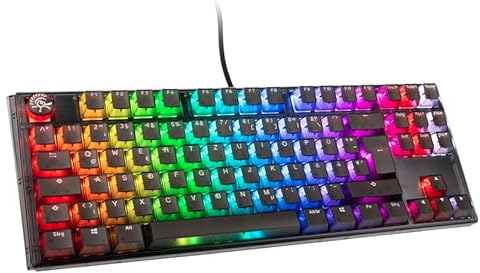 Ducky One 3 Aura Black TKL Gaming Tastatur, RGB LED - Gateron Baby Kangaroo