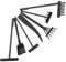 Yardenfun 1set Zen Garden Rake Mini Tools for Meditation and Creative Designs Lightweight Plastic Rakes for Home Decor and Relaxation