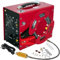 TUXING PCP Compresor de Aire, 4500Psi/30Mpa, Auto-Stop, Libre de Aceite/Agua, 220V AC o 12V Batería de Coche, Diseño Único Portátil Vertical+Wire Spool, Conector Rápido 8MM para Paintball