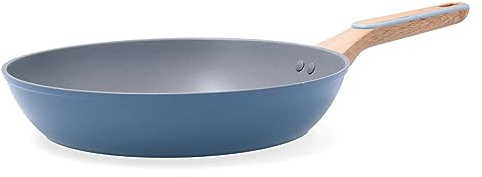Pyrex Sandpfanne aus geschmiedetem Aluminium, Blau, 28 cm