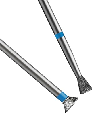 Vnjaoi 2St. Diamant-Nagelbohrer Bits Karbid konische Mikro Nagelhaut Entferner Bit, 3/32Schaft, elektrische Feile Bits für unter Nagel tote Haut Reinigung Nagelhaut entfernen Nagelkunst Design