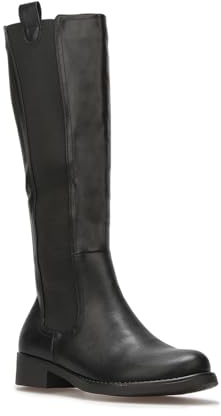 La Modeuse - Stivali da equitazione stile Chelsea, Nero , 36 EU