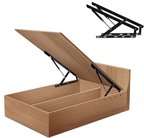 Klappbett-Hebemechanismus,Stützstange für Bett,Bett Lift Springaufbeschlag Bett aus Stahl,Bettbeschlag,Schwarz Hydraulische Bett Lift up Scharnier,für Schlafsofas oder Betten,Hydraulische Gasfeder