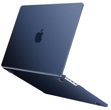 MOSISO Custodia Compatibile con MacBook Air 13 Cover M4 M3 M2 Chip 2025 2024 2023 2022 A3240 A3113 A2681, per MacBook Air 13,6'' display Liquid Retina Case Naturale Ultra-Sottile, Blu Notte