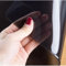 TMGJShd Película Protectora de Mesa de PVC Engrosada, Cubierta Protectora Impermeable para Mantel Doméstico, Ideal para Uso en Interiores Y Exteriores. (Negro, 2mm - 40 x 130 cm Rectangle)