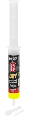 Errecom 1000 Miglia BKR 3101 DRY Fahrradkette Schmiermittel für trockene und staubige Straßenbedingungen - 100ml, Spritze mit Drop und Huggie System Applikatoren, fluoreszierende und duftende Formel