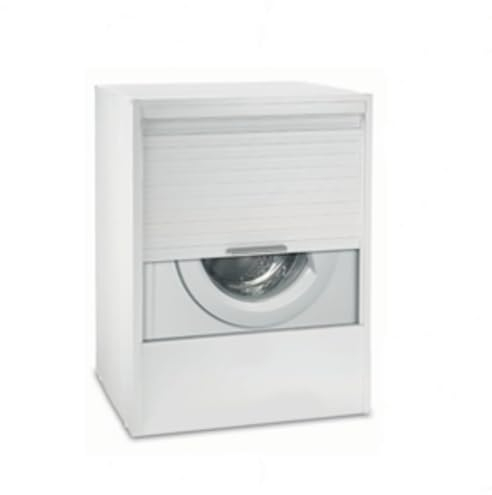 LIBEROSHOPPING.eu - LA TUA CASA IN UN CLIK Mobile coprilavatrice con chiusura a serranda verticale 67x60 cm Bianco