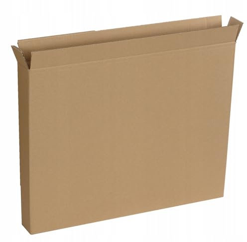 WePack 10 Stück Faltkarton 500x50x400 mm Innenmaß Versandkarton E-commerce Karton 2-Wellig Braun Kartonage Verpackung Postkarton Versandschachtel Paket Päckchen