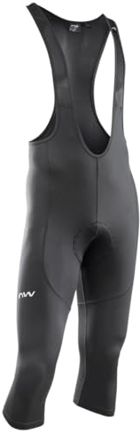 Northwave Active 2026 - Salopette da ciclismo, 3/4, colore: Nero