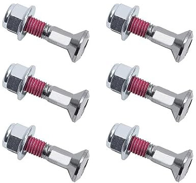 SANRLO Heavy Duty High Strength Sprocket Locking Flange Nut Compatible For Motocross Dirt Bike Motorcycles Pack Of 6