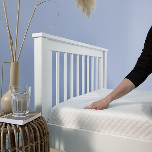 Noa and Nani Jimi Single Mattress Thin Lightweight Hypoallergenic Eco Foam for Trundles & Bunks