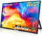 HGFRTEE Portable Monitor 18.5 Inches,1920×1080 FHD,16:9,IPS,178° Wide Angle, sRGB 100%,100Hz, Speakers,USB-C,Mini HDMI,Lightweight & Foldable, VESA,Compatible with Windows/macOS-18.5 Inch