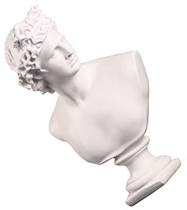 IMIKEYA Harzstatue Davidkopf-Ornament Gipsskulptur Für Tischdeko Wohnaccessoires Kreativfigur Aus Hochwertigem Material Für Schreibtisch Und Bücherregal