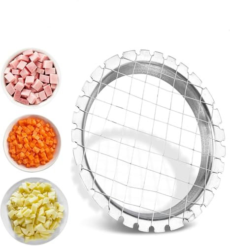 1 Stück Eierzerkleinerer Edelstahl Eierschneider Obstwürfel Schneider Salatschneider Tomatenschneider Kartoffelschneider Pilzschneider Eierspalter