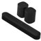 Sonos Beam Sound Bar Bundle (Gen 2) (Renewed)