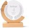 KDO MAGIC - Trophée Personnalisable - Coffret Cadeau Inclus - Trophée Verre personnalisé - Texte, prénom ou Date gravé - Rond Bois - Anniversaire, récompense, Thème Top 1