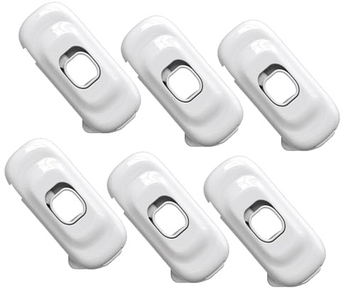 Kueohse Cabinet Fridge Locks, 6 Pack Child Proof Cabinet Refrigerator Locks Easy to Use