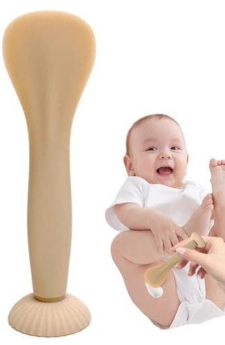 - Butt Cream Spatula - Stops Nappy Rash Instantly, Soft Silicone Nappy Paste Applicator, Hygienic BPA Free Butt Brush with Suction Base | Perfect for Girls and Blue