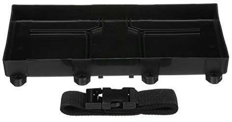 Seachoice Battery Tray with Hold Down Strap, Group 29/31,Black