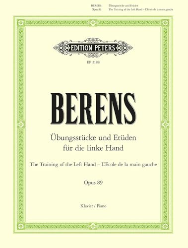 Training the Left Hand Op. 89 (Edition Peters)