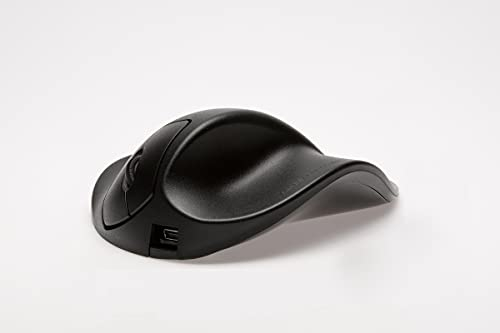 HIPPUS HandShoe Mouse rechts S wireless | Funkmaus | ergonomisches Design - Vorbeugung gegen Mausarm/Tennisarm (RSI Syndrom) - besonders armschonend | 2 Tasten