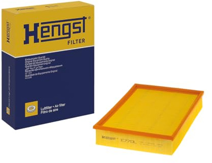 HENGST - Luftfilter E770L - Luft-Filtereinsatz für KFZ - Hochwertiger Motorluftfilter für Otto- oder Dieselmotor - Schutz für Motoren - Wasserbeständig