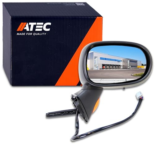 ATEC Germany 1x Rétroviseur extérieur électrique droit chauffant avec | Compatible avec: RENAULT MODUS / GRAND MODUS