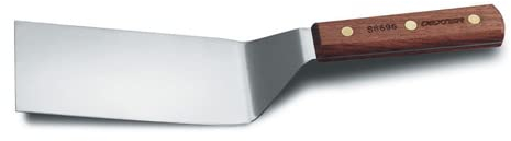 Dexter Russell 19680 - Volteador de hamburguesas (mango de palisandro, hoja de 6 x 3 pulgadas)