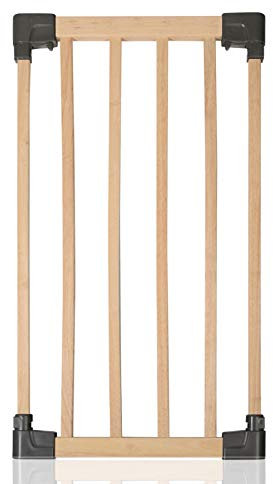 Safetots Barrière et parc de jeux multiPanneaux en Bois, Panneau d'Extension, Naturel, Bois, 40cm, Extension pour barrière ou parc de jeux
