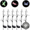 Solarlampe 6er Set mit Kolibri Schmetterling Libelle LED Farbwechsel Gartenbeleuchtung Dekoration Solar Leuchte Solarstecker Kunststoff Edelstahl