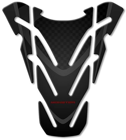 PARASERBATOIO IN RESINA 3D COMPATIBILE CON DUCATI MONSTER 696 – 796 – 1100 GP-318(M) (Black)