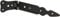 KOTARBAU® Bisagra de puerta 200 mm de acero inoxidable, negra, Herraje para puertas de jardín de madera, Bisagra apaisada para Cobertizo, Granero, recubrimiento en polvo