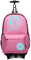 KONO Kinderrucksack Rucksack Backpack Schulrucksack Gepäck Koffer Kabine Rädern Trolley Reise Rädern Rollwagen Hand Fall für Jungen und Mädchen (Pink)