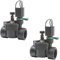 2 x Elettrovalvola K-Rain MADE IN ITALY RN-150 1 FF Con Regolatore Di Flusso Per Sistemi Di Irrigazione| Astina In Acciaio Autopulente|Molla Della Membrana In Acciaio Con Azione Progressiva