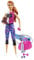 Barbie GJG57 - Wellness Fitness Puppe (rothaarig), mit Hündchen und 9 Zubehörteilen, Spielzeug ab 3 Jahren
