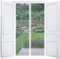 Magnetic Fly Screen Door Curtain GENERISE Fly Screens for Doors - Lightweight & Washable, Simple to Install 97cmx210cm (White)