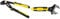 STANLEY 0-84-647 FATMAX Multigrip Groove Joint Pliers 8'', Black/Yellow & 090947 6in MaxSteel Adjustable Wrench