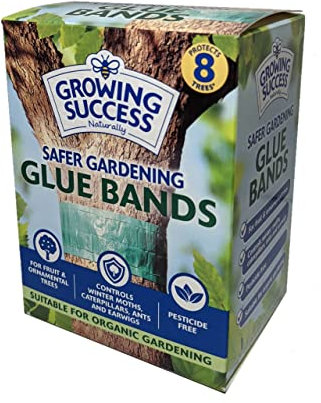 Growing Success Glue Band Traps | Grease Bands Traps | Suitable for Organic Gardening | Pesticide Free | x1