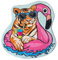 VBFGRT Niedlicher Tiger Tierform Plüsch Teppiche Schlafzimmer Bequeme Wohnkultur Fußmatte Lustige Cartoon Badezimmer Saugfähige Badematte Indoor Teppich Küche Rutschfeste Matten, 73 x 78 cm