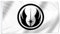 Jedi Order Flagge Jedi-Symbol Banner 91 x 152 cm (weiß)