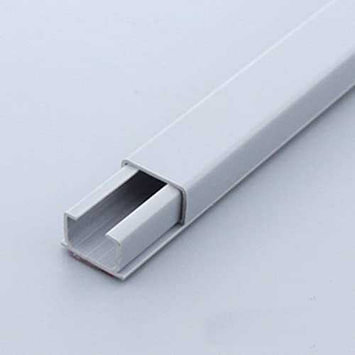 Corner Cable Concealer Grey, Self Adhesive PVC Cable Hider Organizer Kit, Cord Hider for Home Office Wall Mount TV Powers Cords (Color : 20x15mm, Size : 9m/30ft Length)