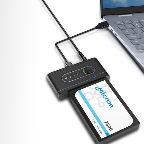 ICY DOCK USB-C+A Gen 2 (10Gbps) a U.2 NVMe SSD Thunderbolt 4 Adattatore lettore compatibile | EZ-Adapter Ex MB931U-1VB R1